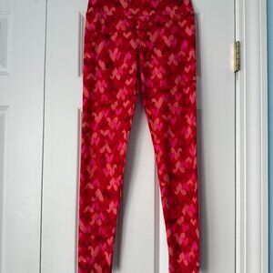 Lula Roe Valentines heart leggings
